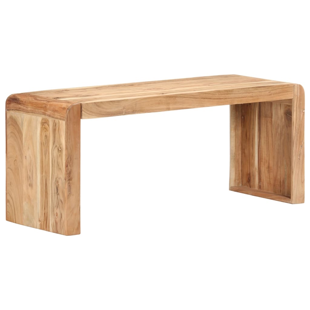 Acacia Wood Bench Seat 110cm Solid Timber | Simpledeals