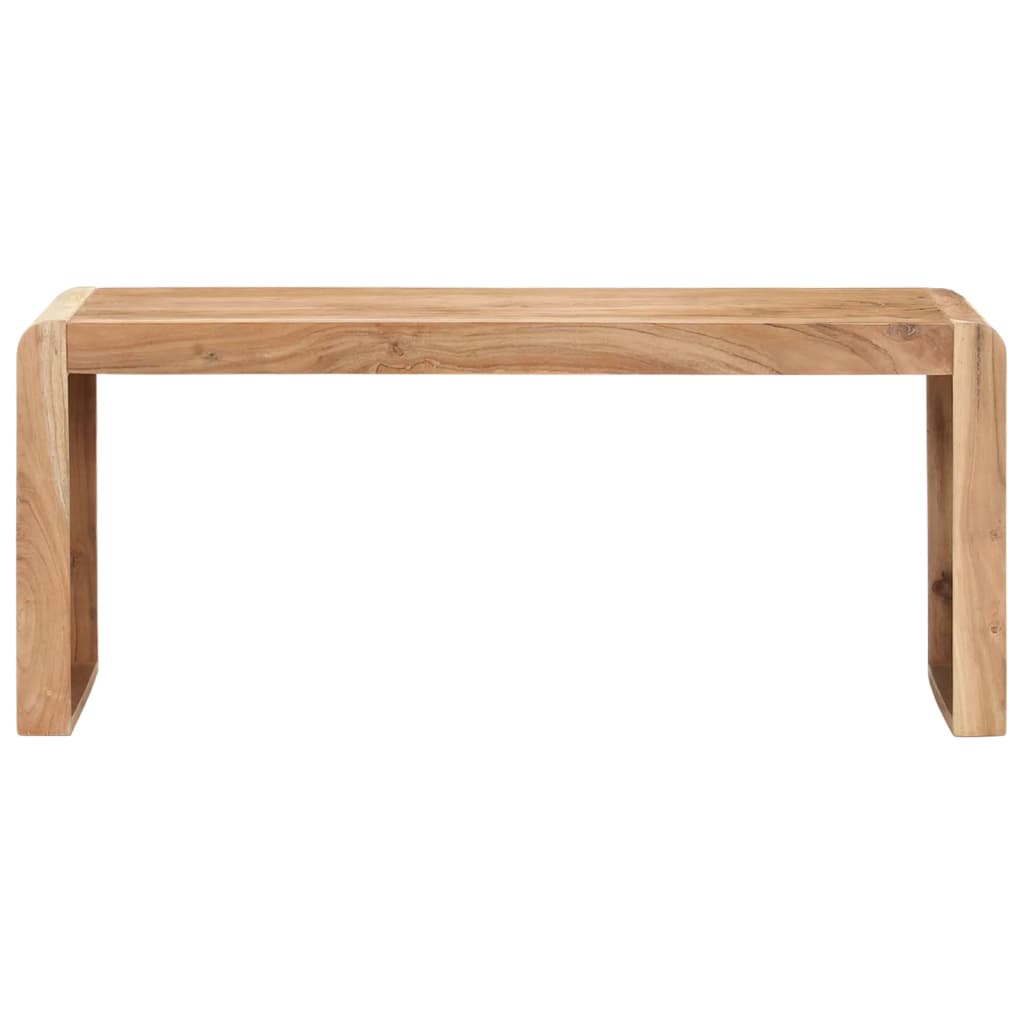 Acacia Wood Bench Seat 110cm Solid Timber | Simpledeals