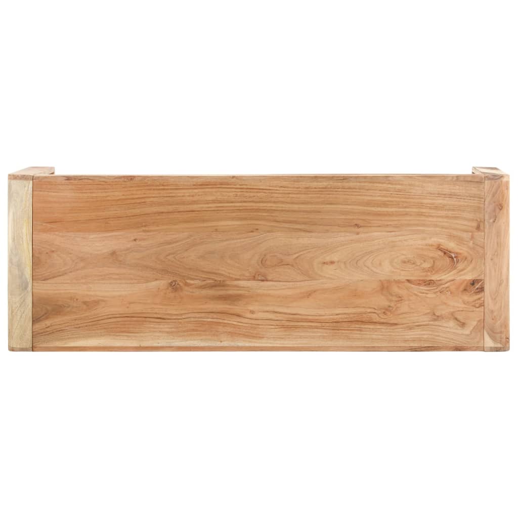 Acacia Wood Bench Seat 110cm Solid Timber | Simpledeals