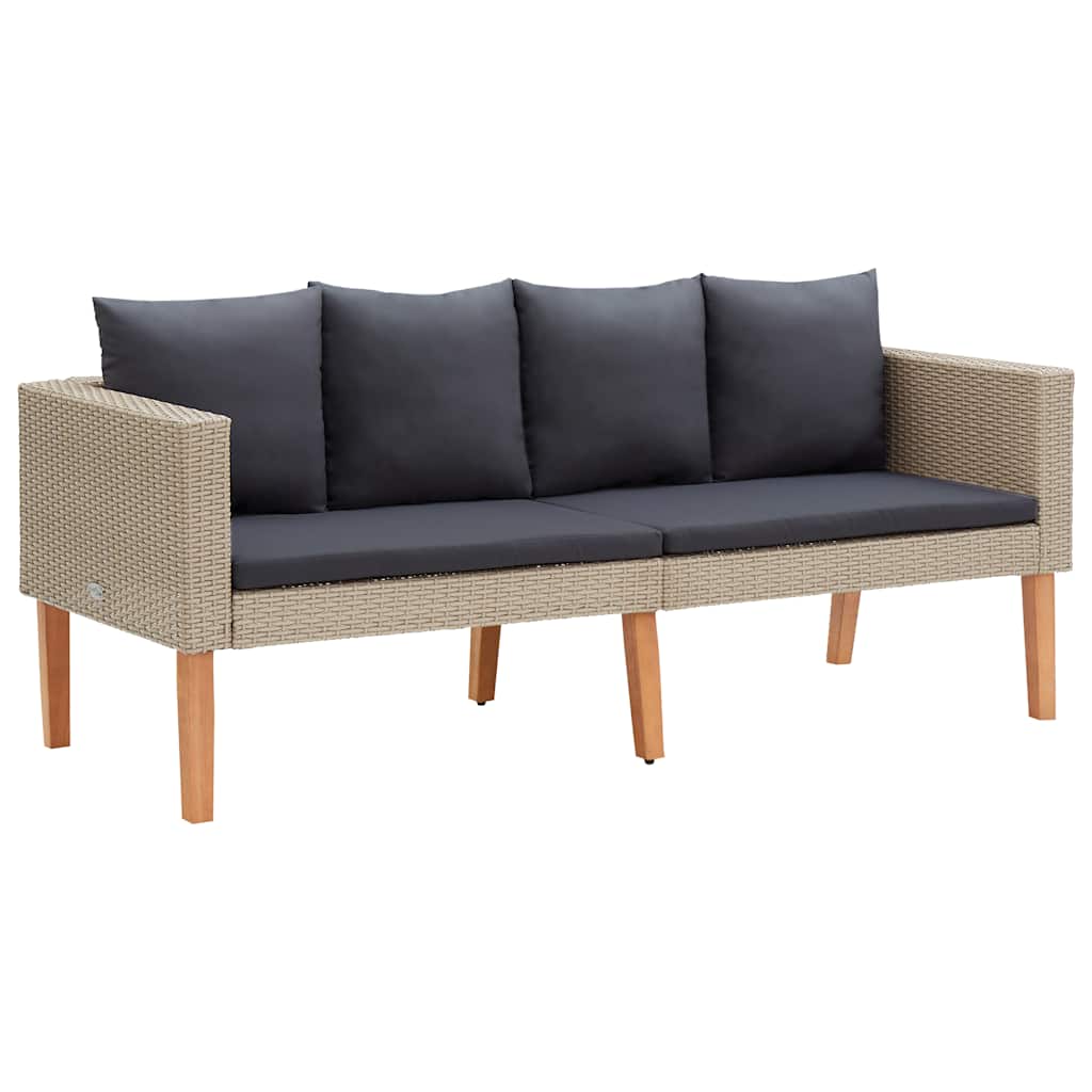 Comfortable 2 Seater Garden Sofa with Lounge Area Essentials