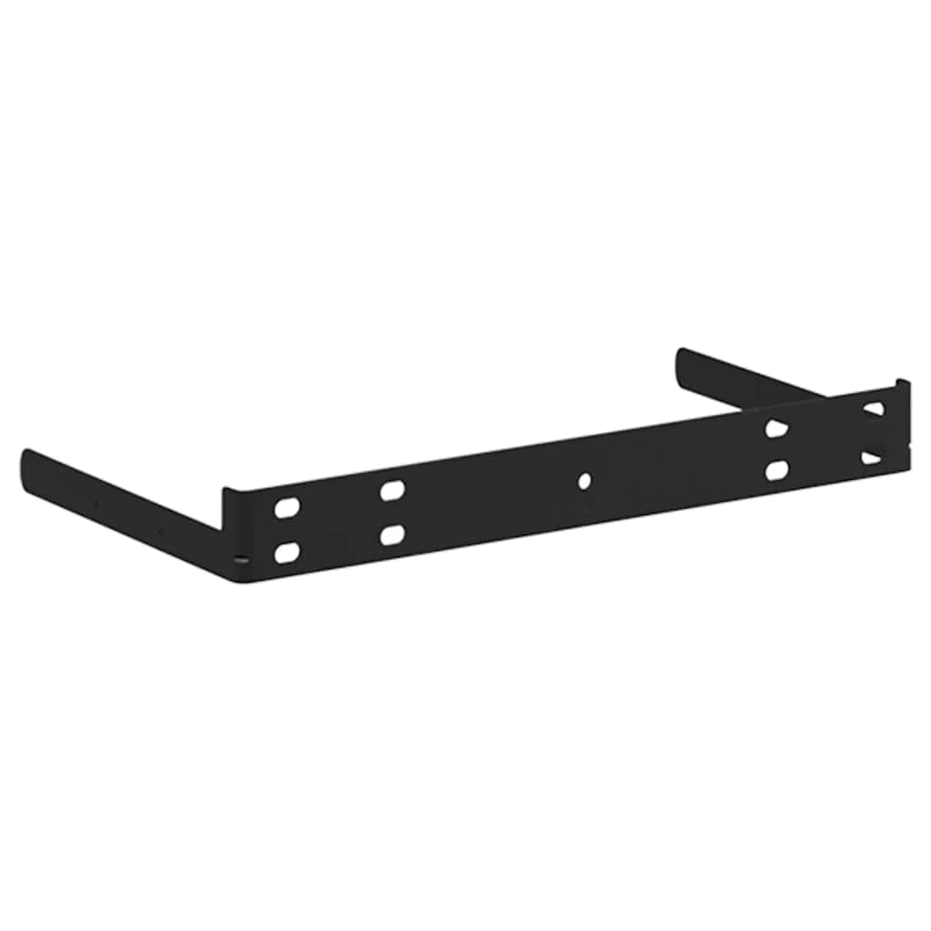 Floating Wall Shelves Set of 2 High Gloss White | Simpledeals