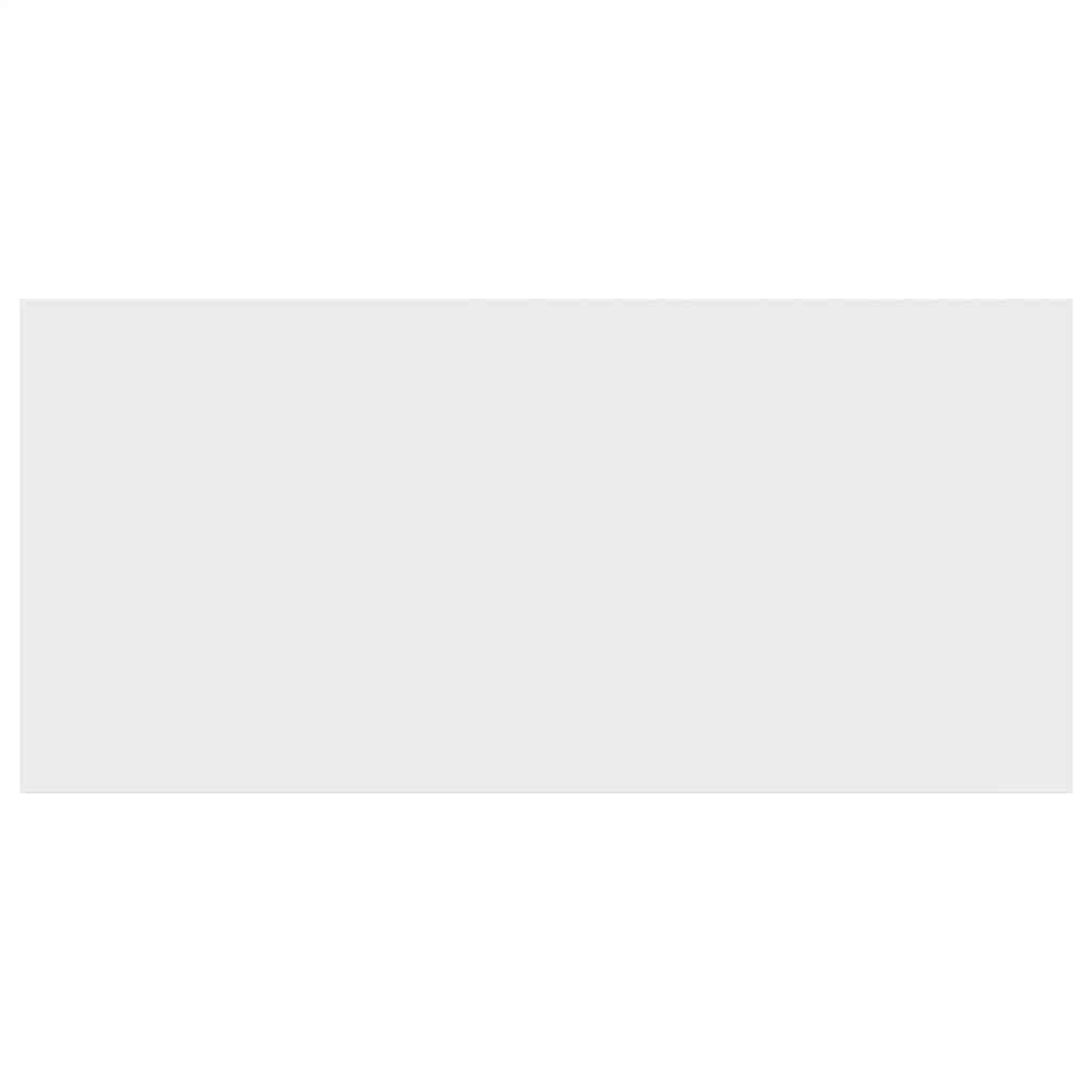 Floating Wall Shelves Set of 2 High Gloss White | Simpledeals