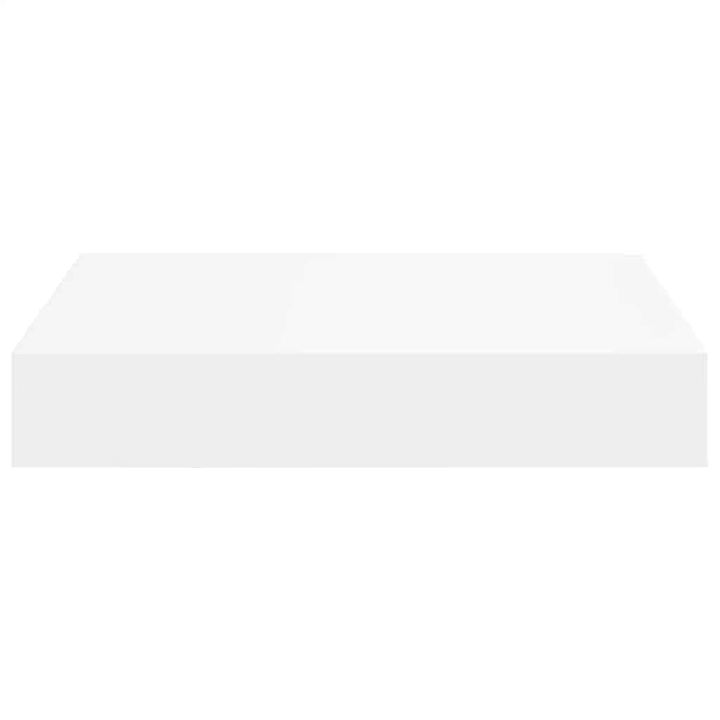Floating Wall Shelf White MDF 23cm | Simpledeals