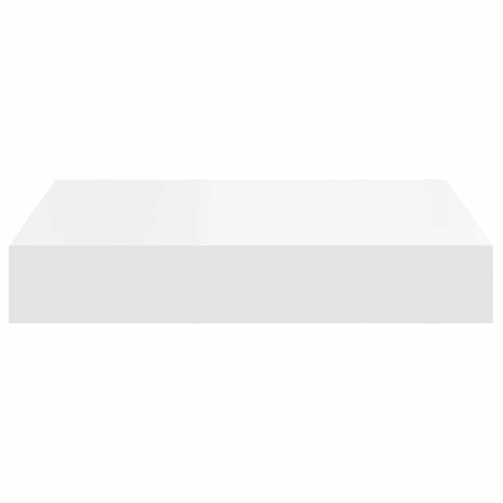 Floating Wall Shelf White MDF 23cm | Simpledeals
