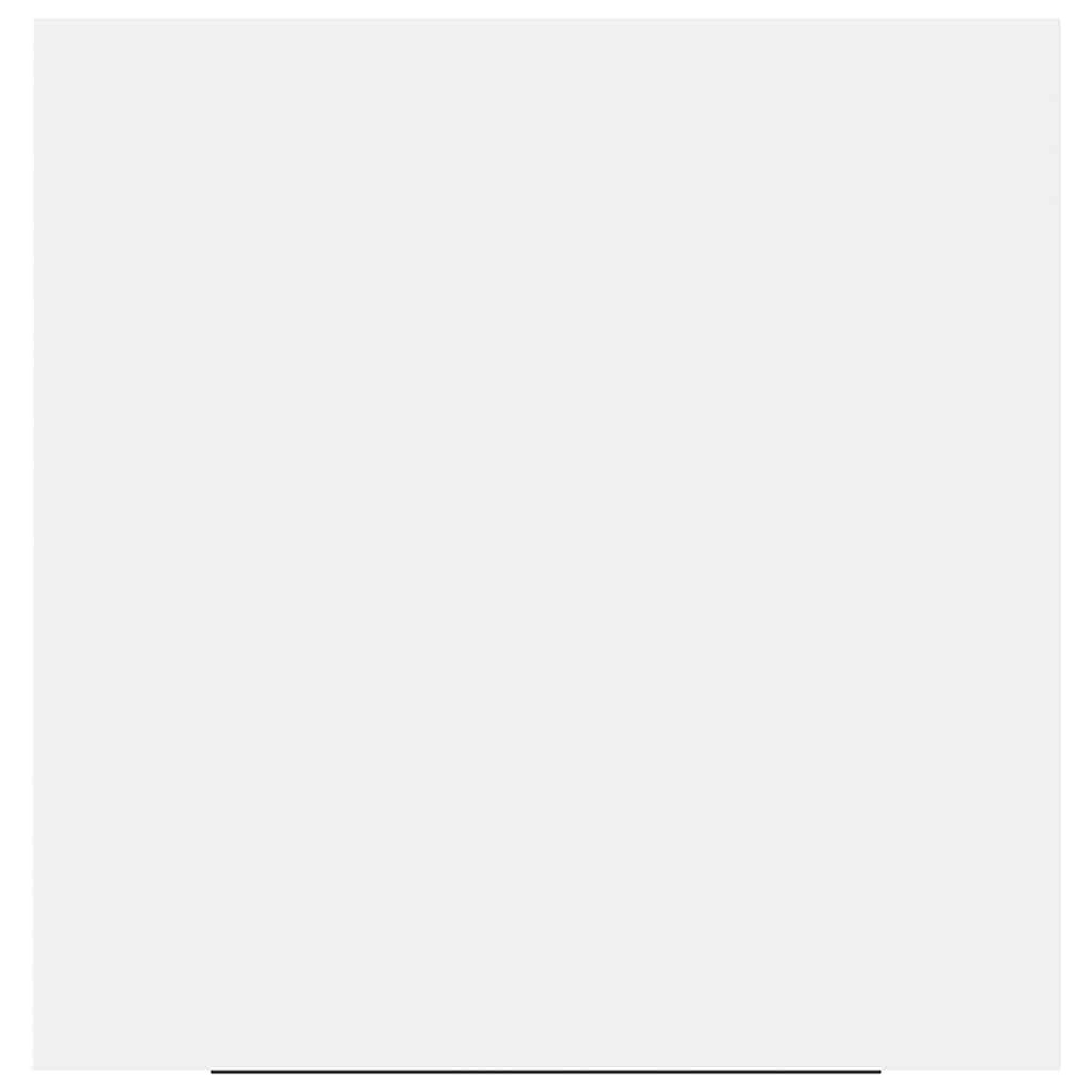 Floating Wall Shelf White MDF 23cm | Simpledeals
