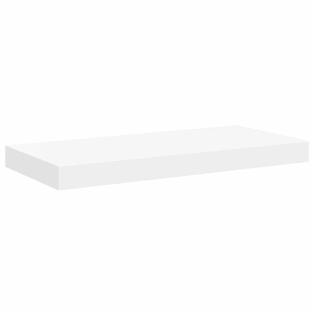 Floating Wall Shelf White 50cm MDF | Simpledeals