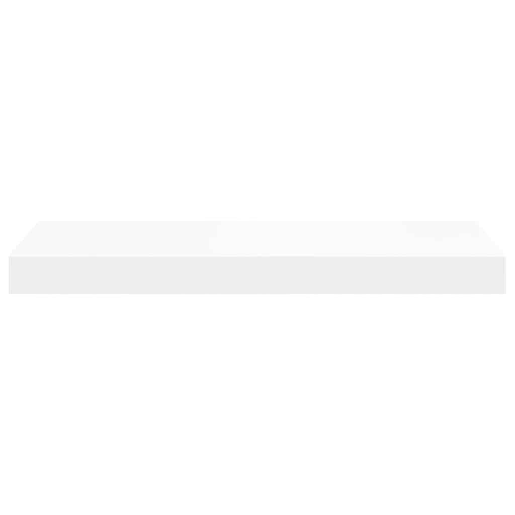 Floating Wall Shelf White 50cm MDF | Simpledeals