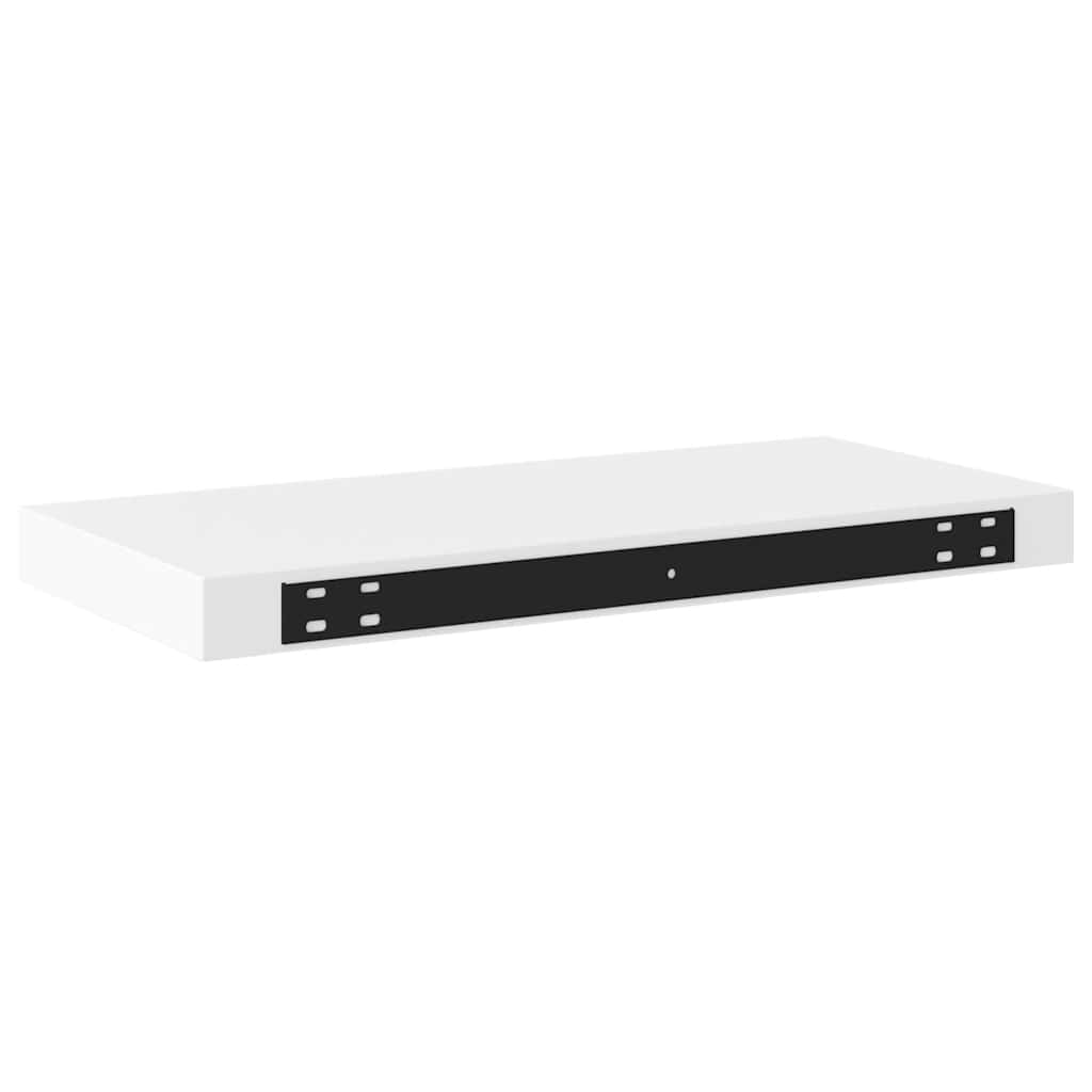 Floating Wall Shelf White 50cm MDF | Simpledeals