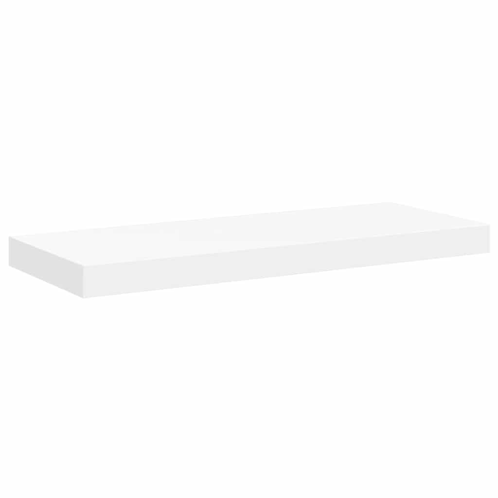 Floating Wall Shelf White 60cm MDF | Simpledeals