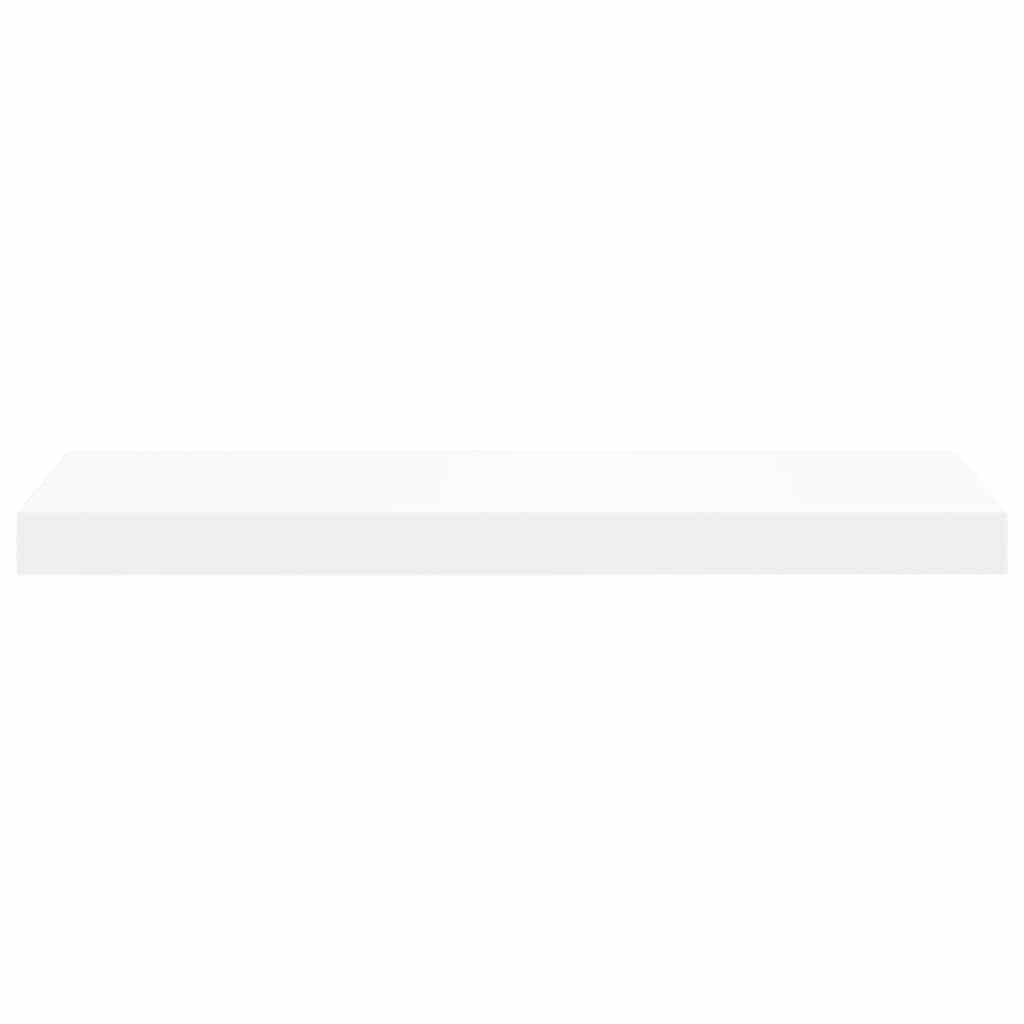 Floating Wall Shelves Set 2 White MDF | Simpledeals