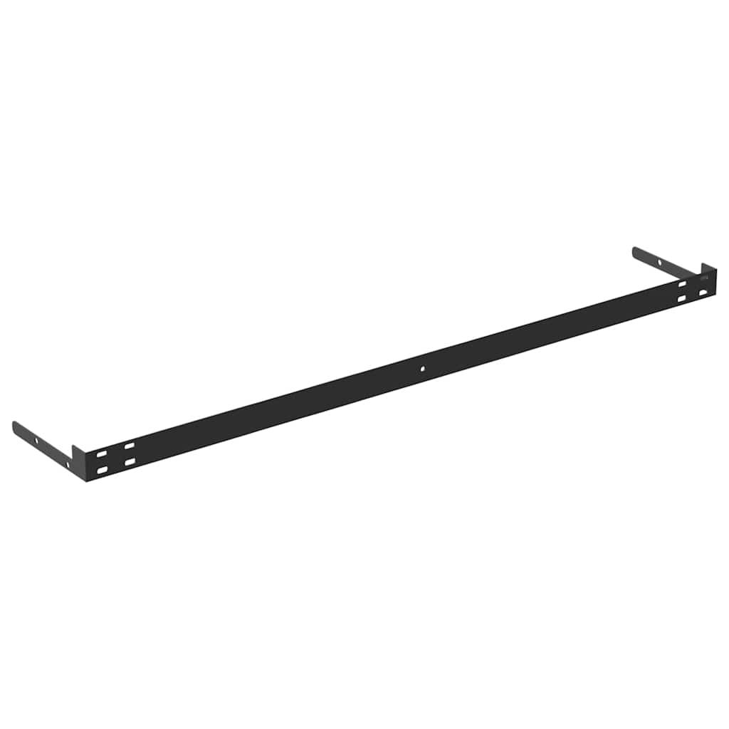 Floating Wall Shelves 80cm White MDF Set 2 | Simpledeals