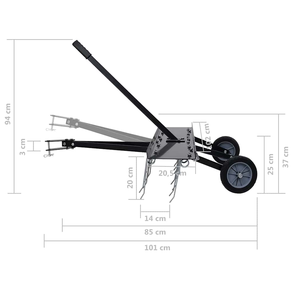 Ride-On Mower Scarifier Attachment 100cm | Simpledeals