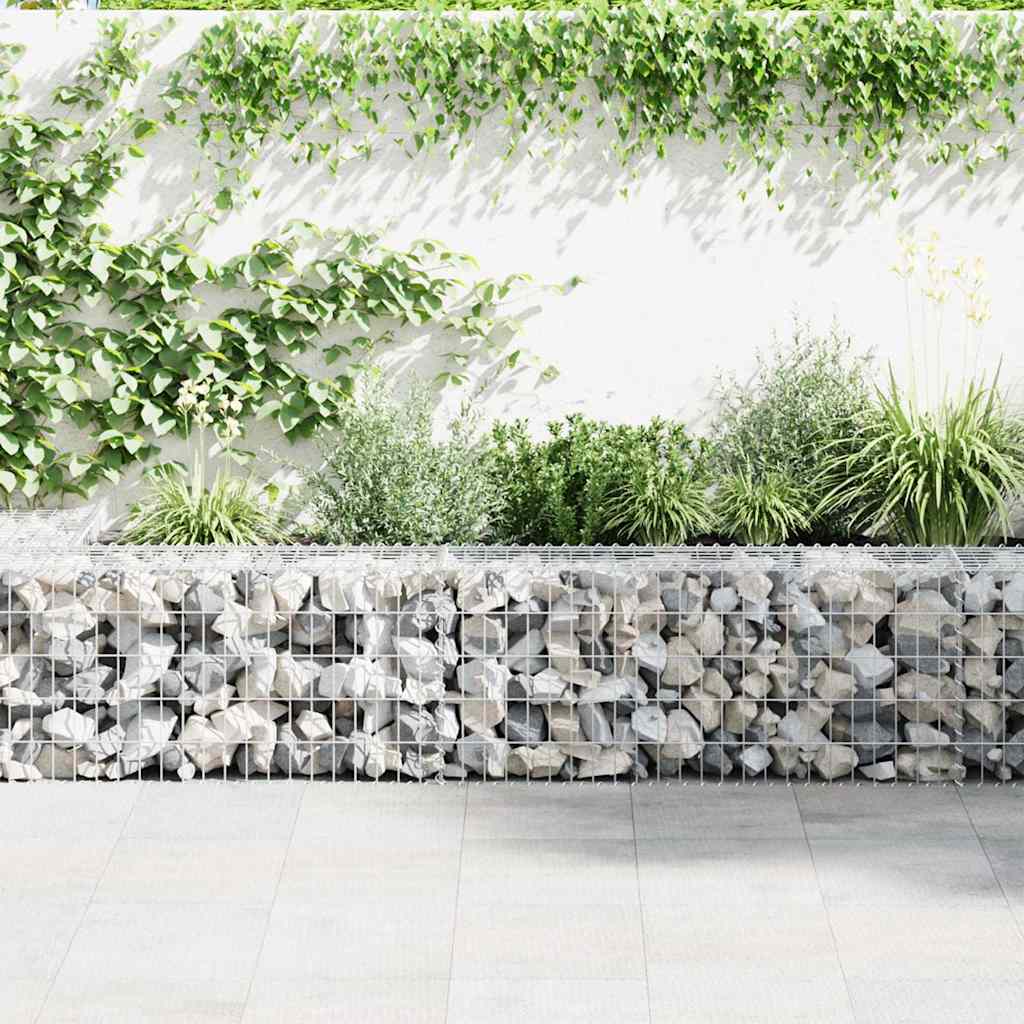 Galvanised Steel Gabion Wall 900x30x50cm | Simpledeals