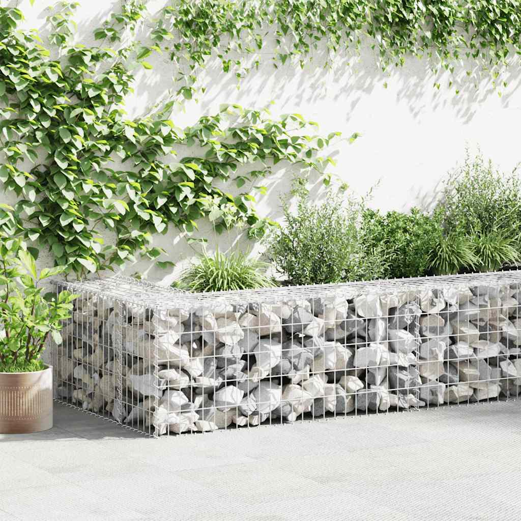 Galvanised Steel Gabion Wall 900x30x50cm | Simpledeals