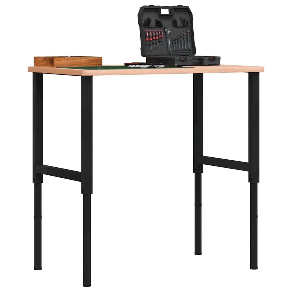 Adjustable Workbench Frames 2pc Metal Height 69-95cm | Simpledeals