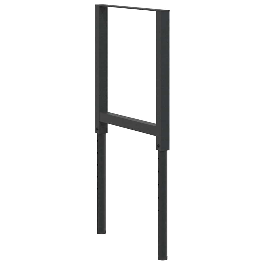 Adjustable Workbench Frames 2pc Metal Height 69-95cm | Simpledeals