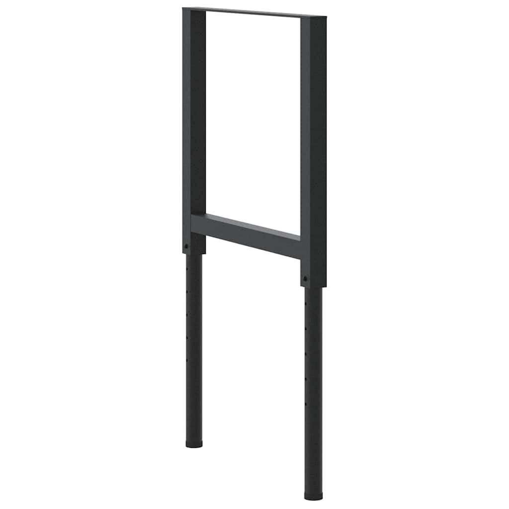 Adjustable Workbench Frames 2pc Metal Height 69-95cm | Simpledeals