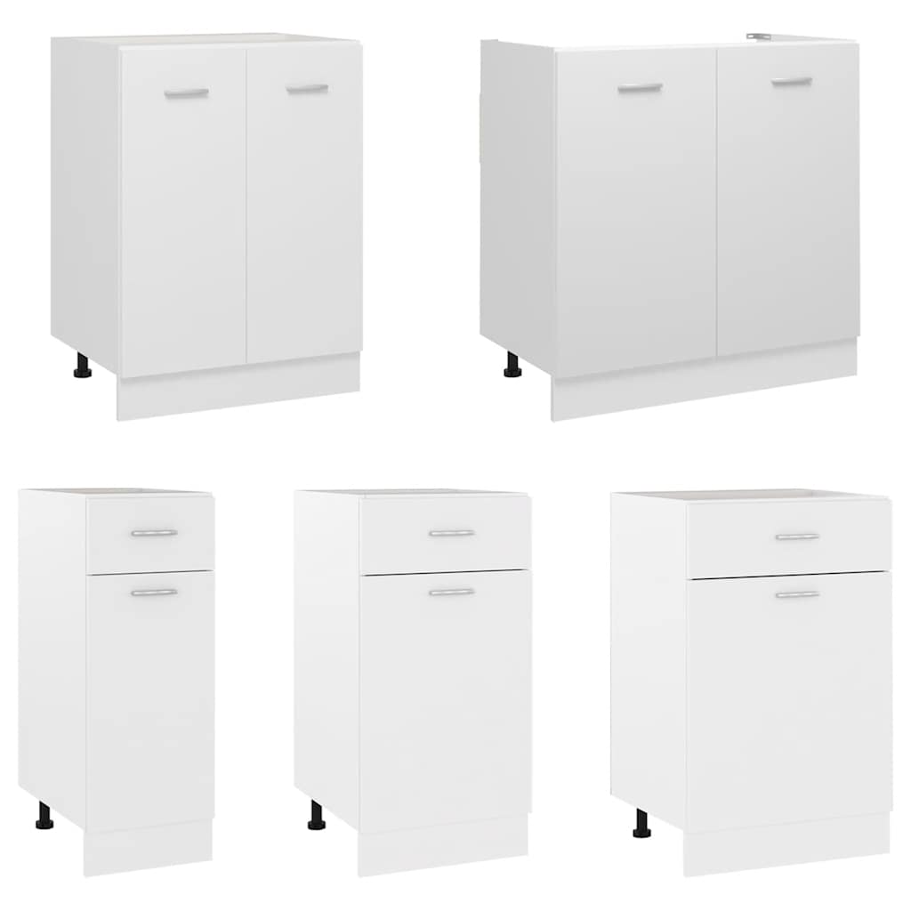 Bottom Cabinet White Engineered Wood