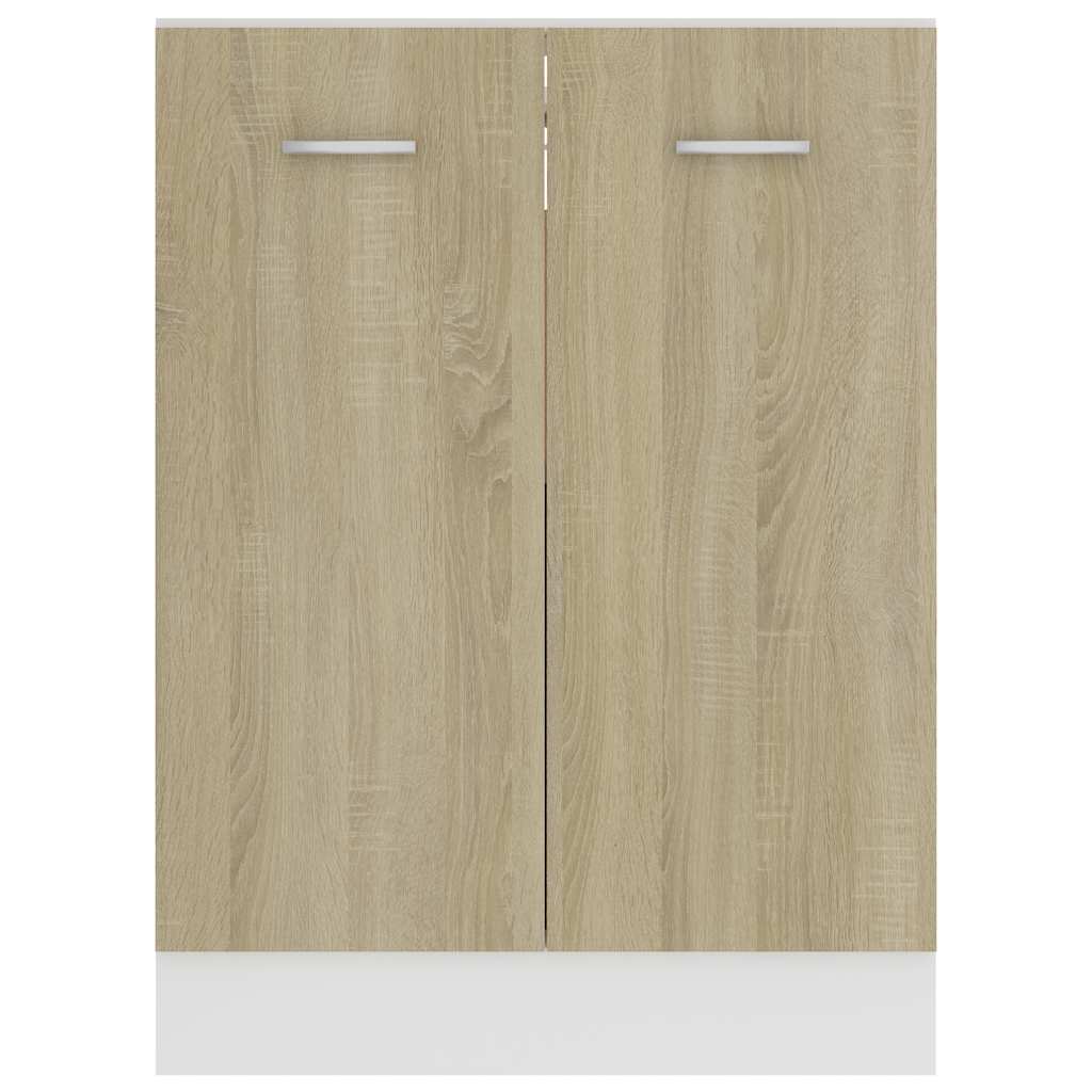 Bottom Cabinet Sonoma Oak Engineered Wood