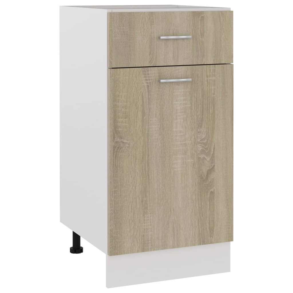 Oak colour - Stylish Drawer Bottom Cabinet Sonoma Oak - Engineered Wood