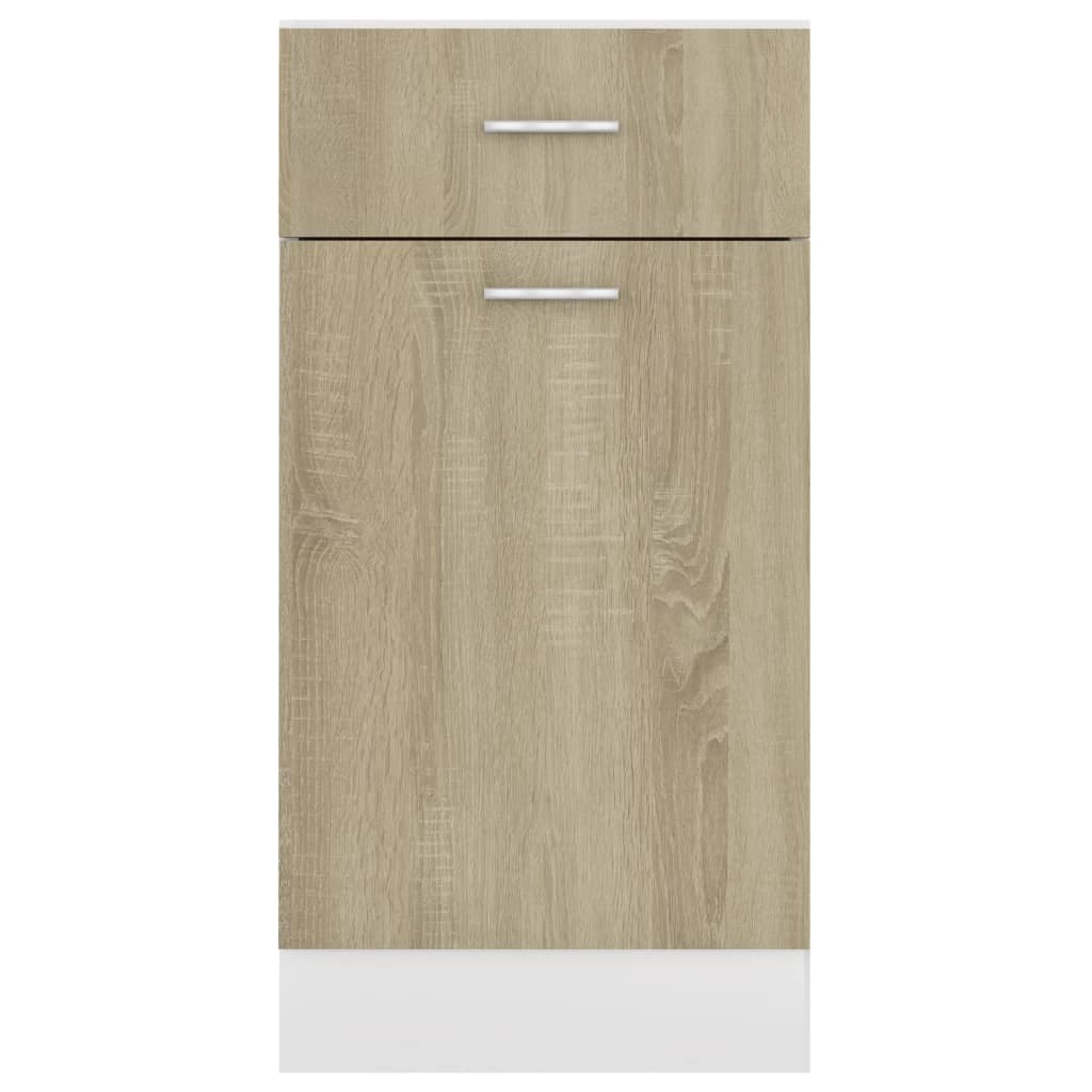 Stylish Drawer Bottom Cabinet Sonoma Oak - Engineered Wood | Oak colour