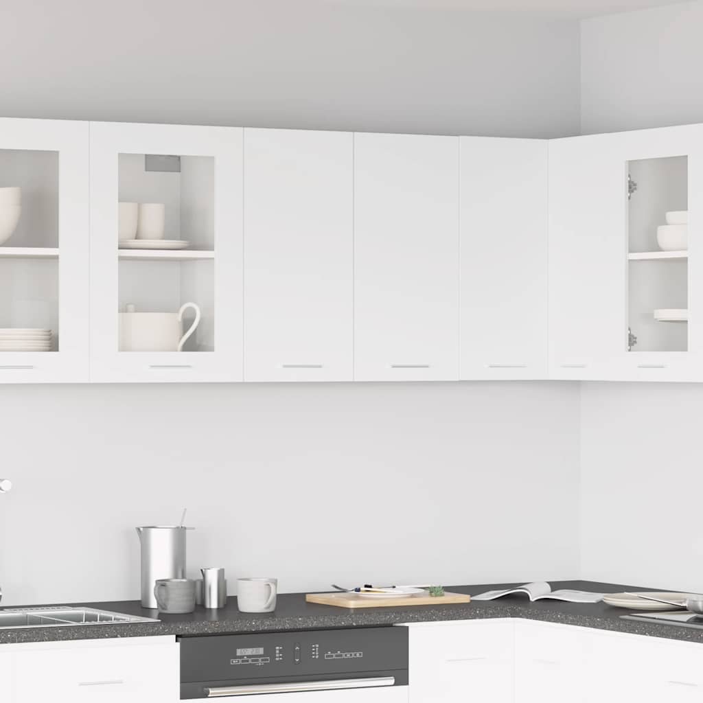 Hanging Cabinet White Engineered Wood