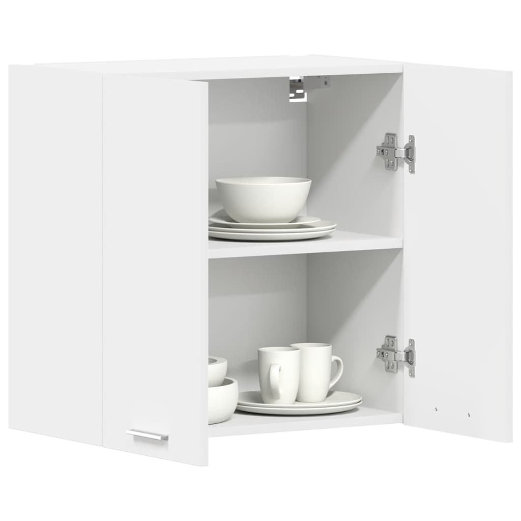 Kitchen Cabinets - Hanging Cabinet White Engineered Wood