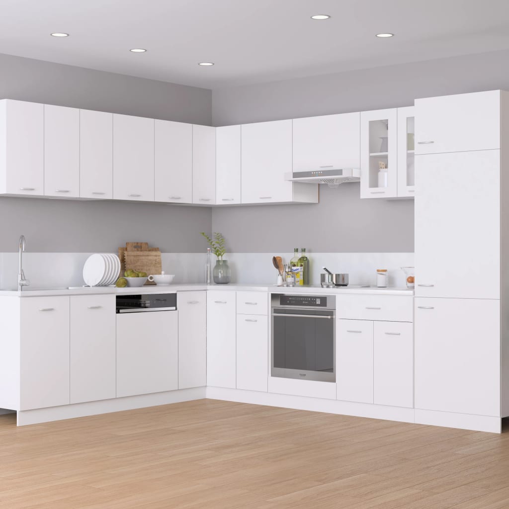 Corner Kitchen Cabinet Wall Mounted White | Simpledeals