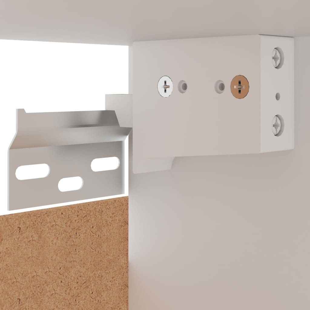Corner Kitchen Cabinet Wall Mounted White | Simpledeals