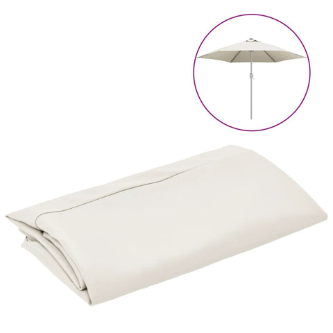 Replacement Fabric for Outdoor Parasol Sand White