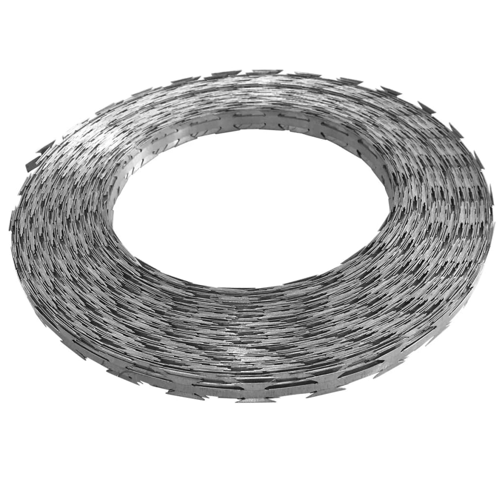 Razor Wire Galvanised Steel 2x100m | Simpledeals
