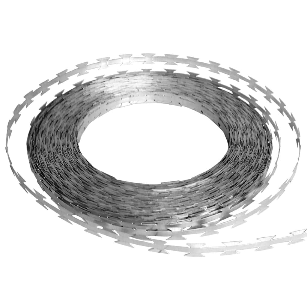 Razor Wire Galvanised Steel 2x100m | Simpledeals