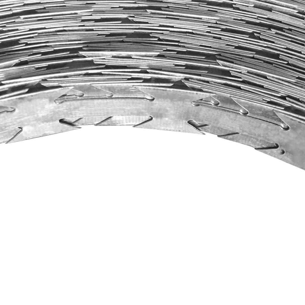 Razor Wire Galvanised Steel 2x100m | Simpledeals