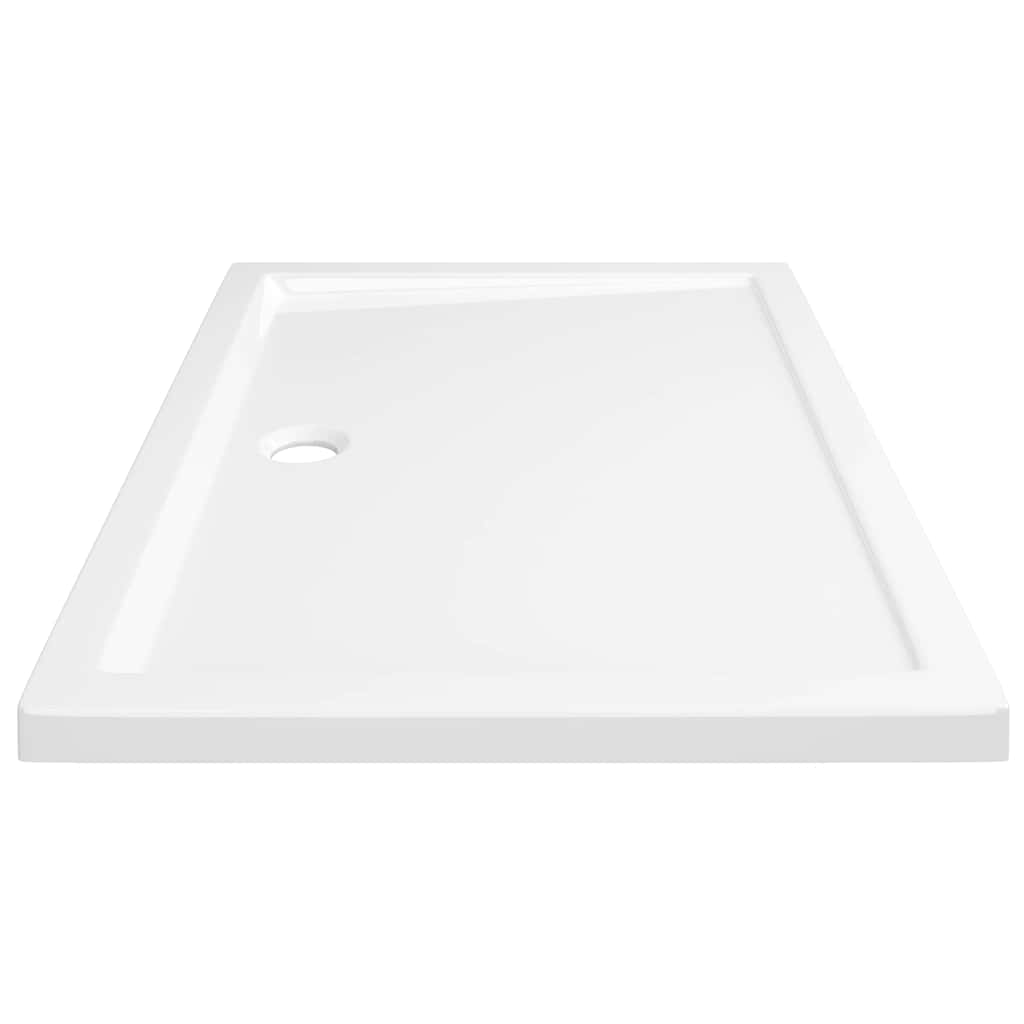 Rectangular Shower Base Tray 70x100cm White ABS | Simpledeals