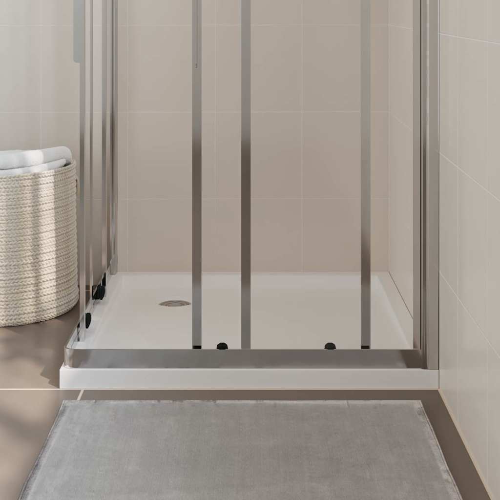 Square ABS Shower Base Tray 80x80cm White | Simpledeals