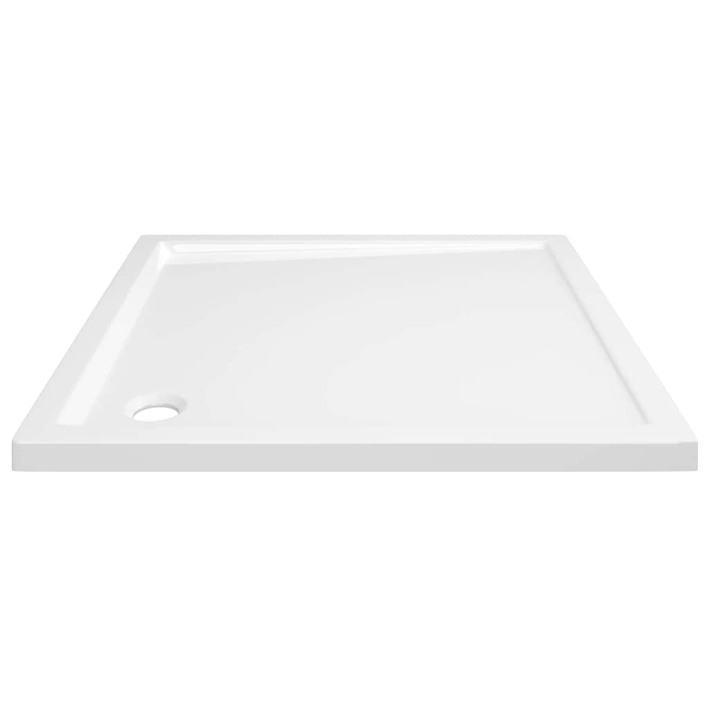 Square ABS Shower Base Tray 80x80cm White | Simpledeals