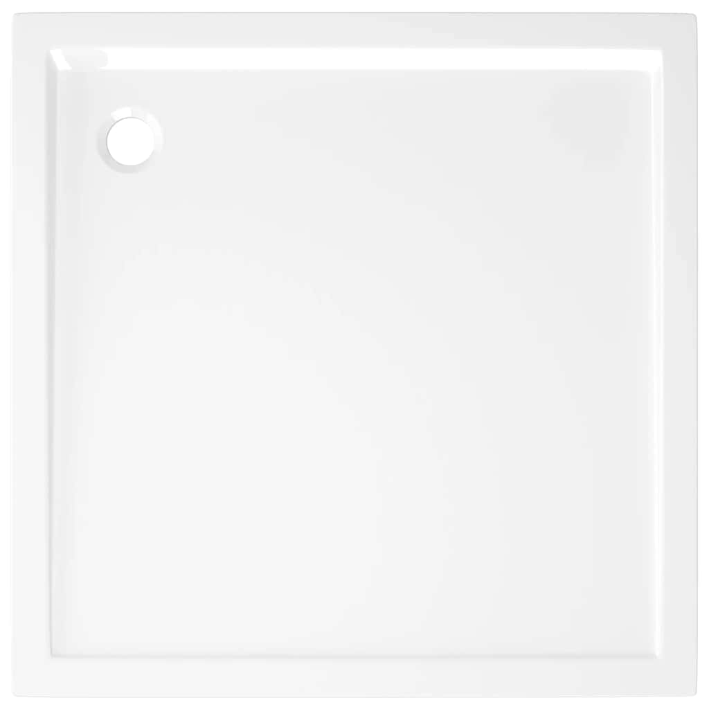 Square ABS Shower Base Tray 80x80cm White | Simpledeals