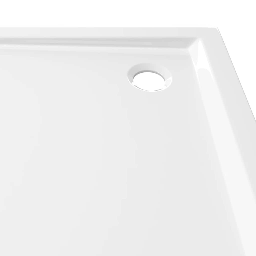 Square ABS Shower Base Tray 80x80cm White | Simpledeals