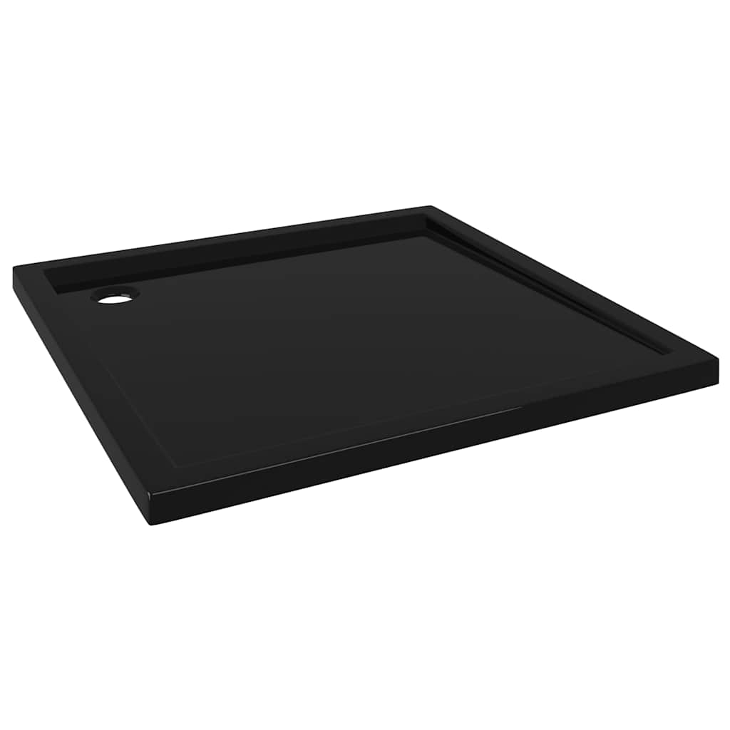 Black Square Shower Base Tray 90x90cm ABS | Simpledeals