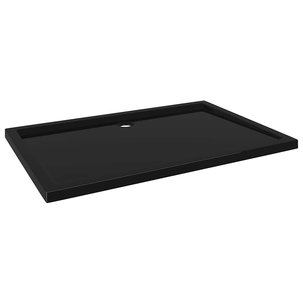 Black Shower Base Tray 80x120cm ABS | Simpledeals