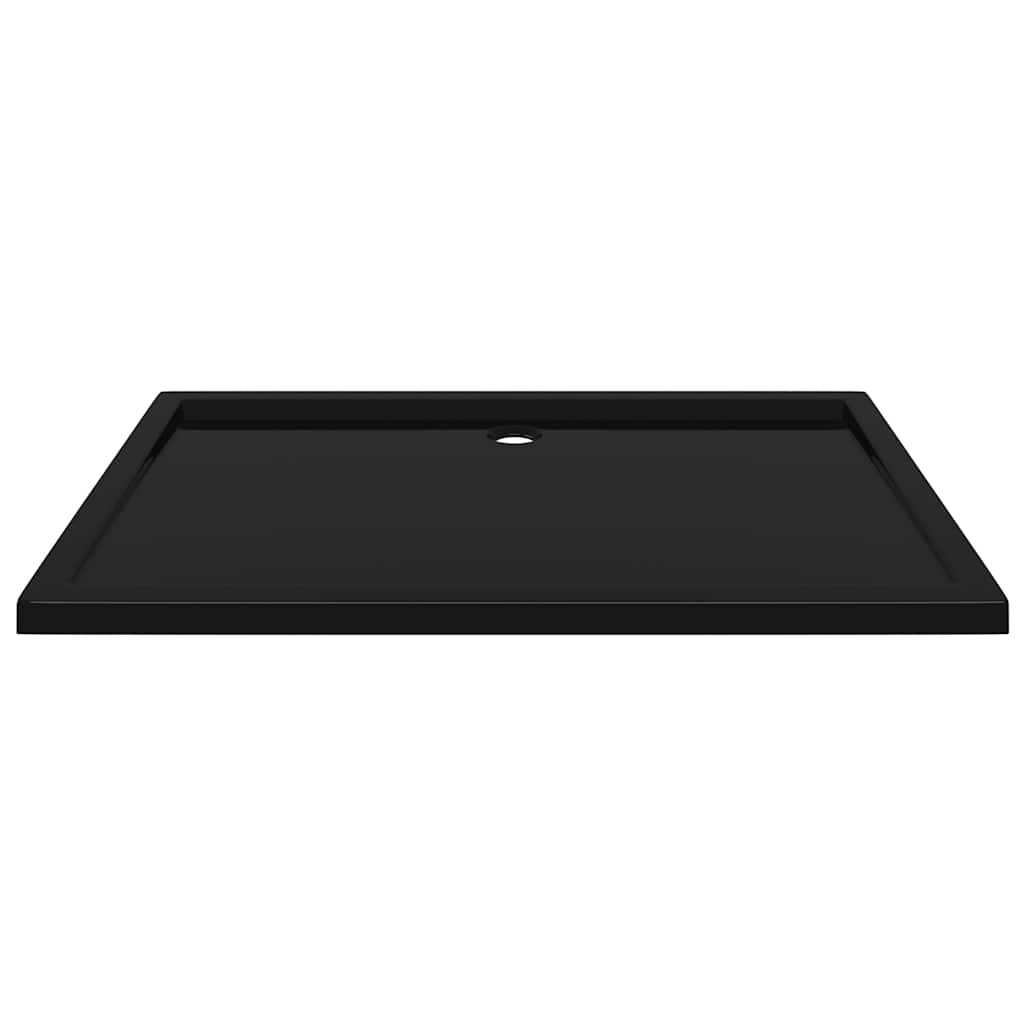 Black Shower Base Tray 80x120cm ABS | Simpledeals