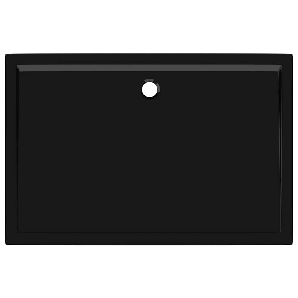 Black Shower Base Tray 80x120cm ABS | Simpledeals