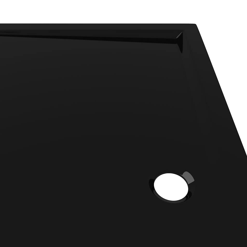 Black Shower Base Tray 80x120cm ABS | Simpledeals