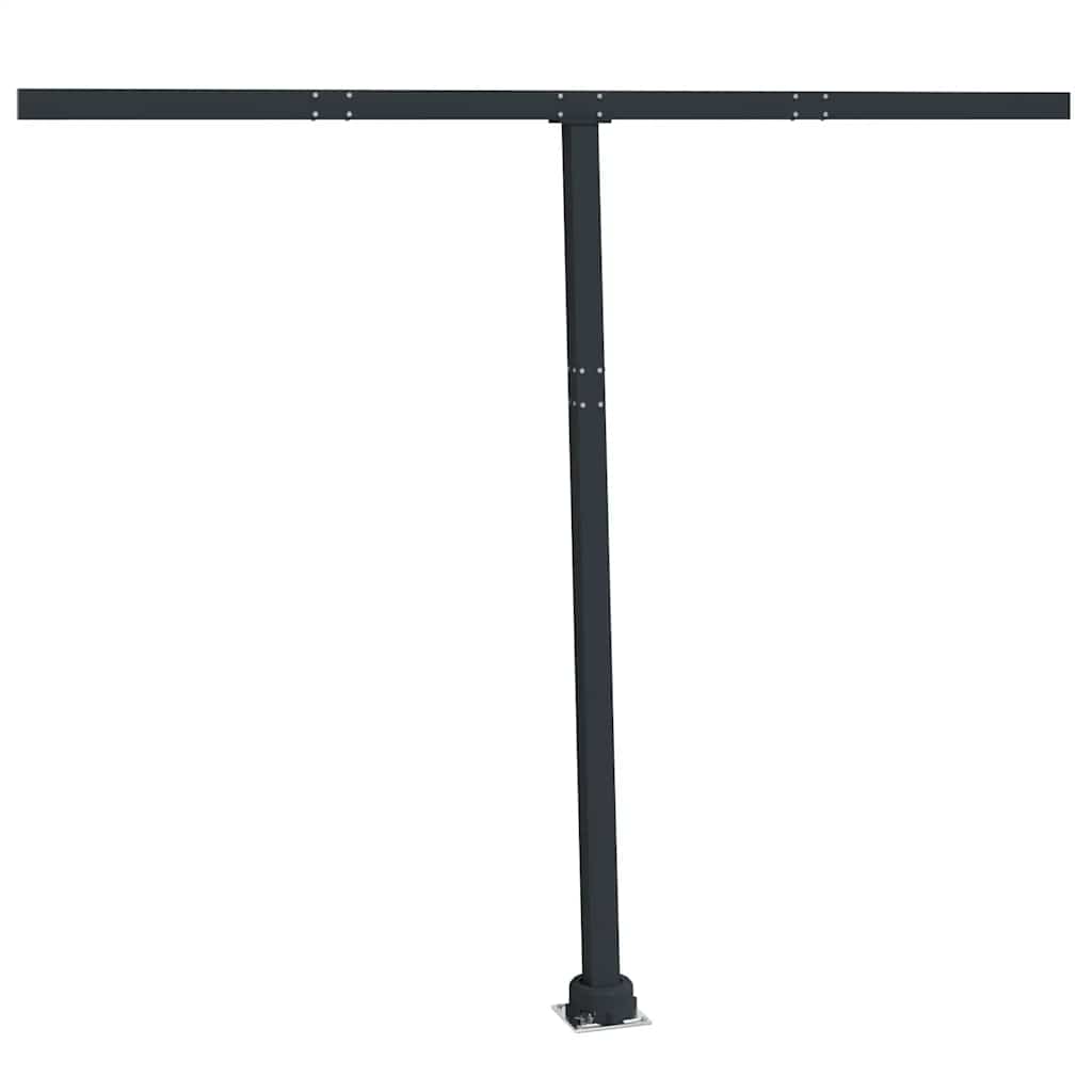 Window & Door Awnings - Awning Post Set - Anthracite Iron