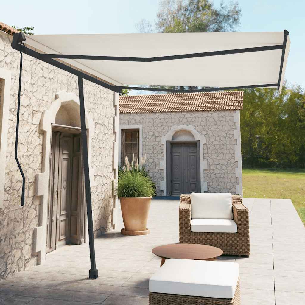 Awning Post Set - Anthracite Iron - P
