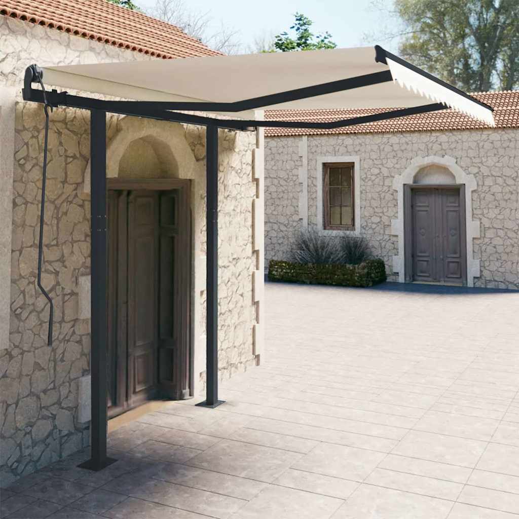 Awning Post Set - Anthracite Iron - G