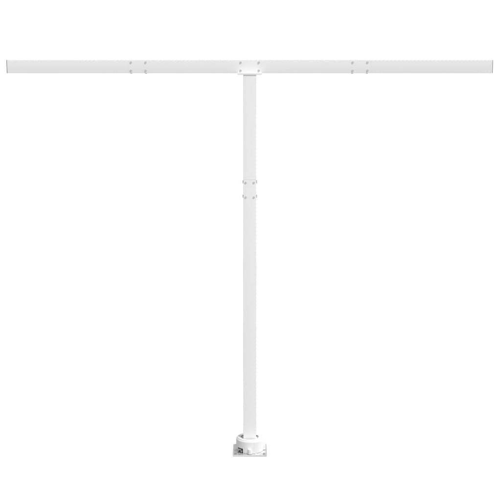 Window & Door Awnings - Awning Post Set White - Iron