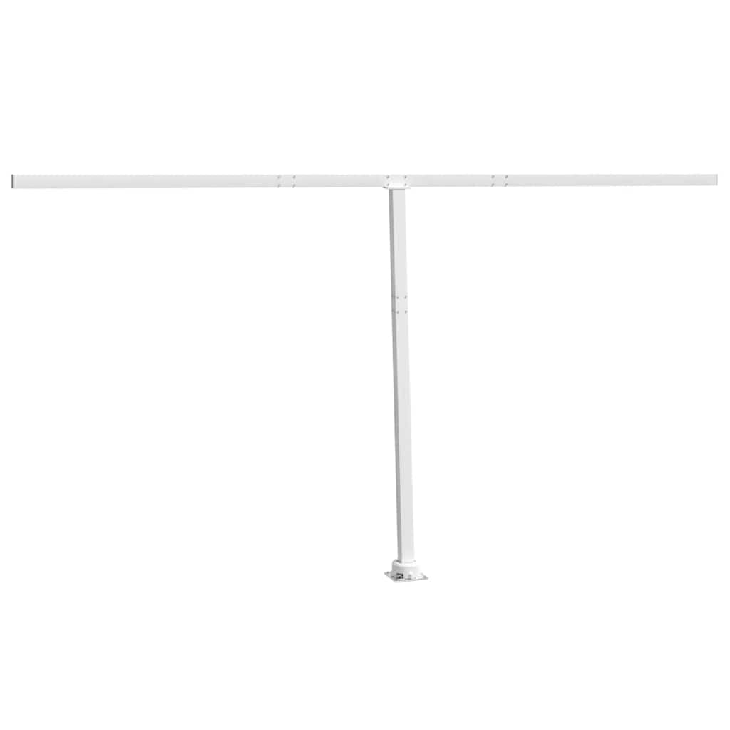 White colour - Awning Post Set - White Iron