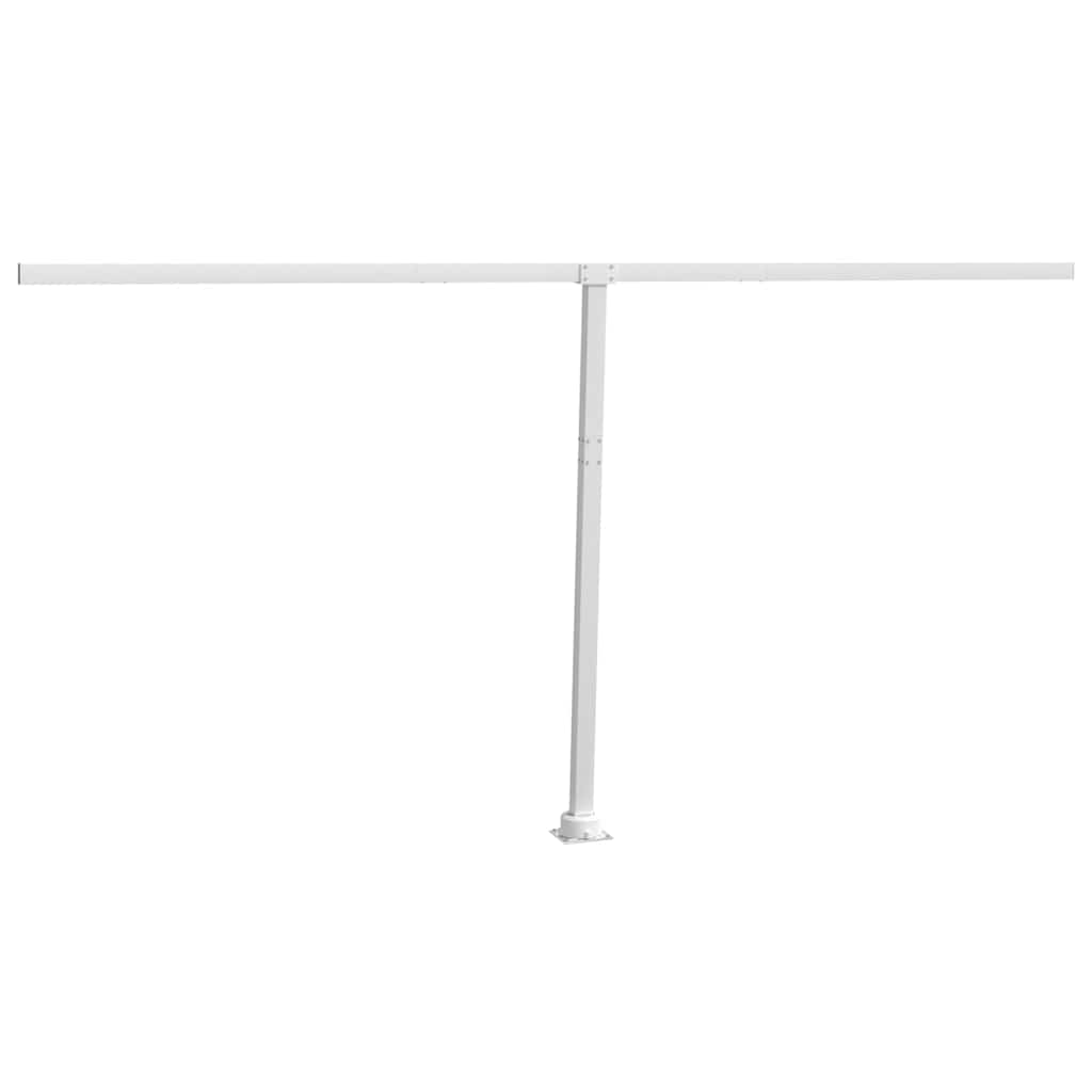 Awning Post Set - White Iron | White colour