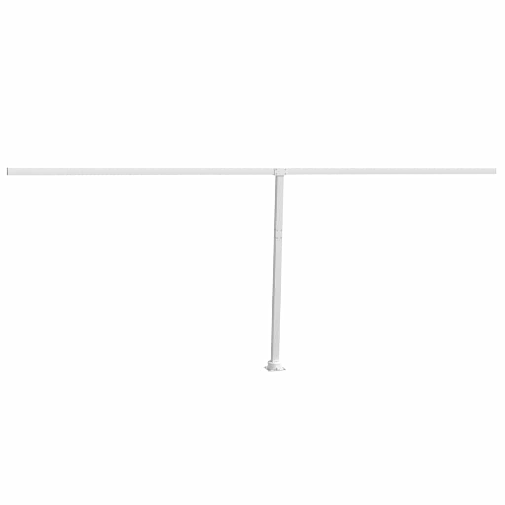 Awning Post Set White Iron | White colour